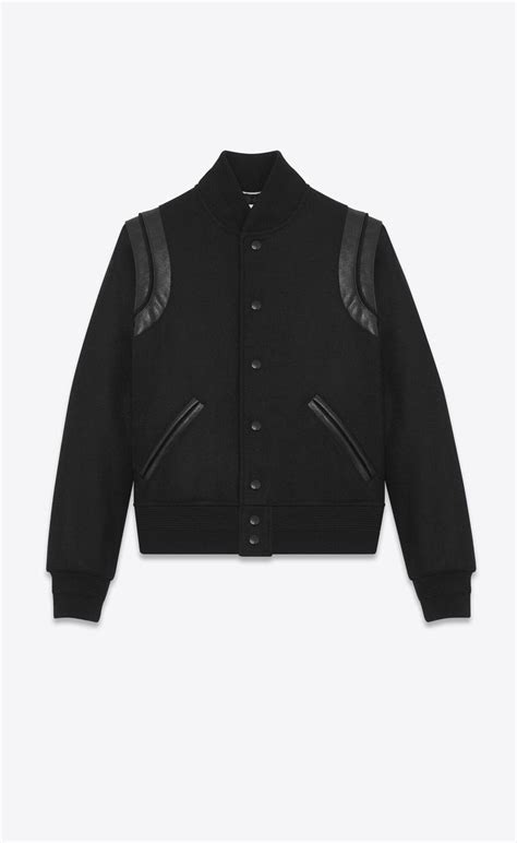 vintage ysl jacket|farfetch YSL teddy jacket.